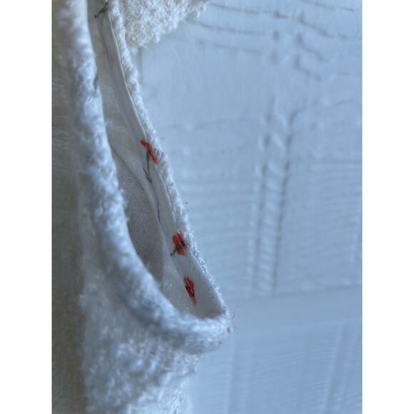 Dolan Anthropologie Louisa Ivory Off Shoulder ruffled top M - Picture 6 of 8